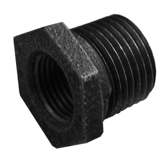 Jones Stephens Corp 1 1/2 X 1/4 Hex Bushing Blk Jones Stephens Corp 1 1/2 X 1/4 Hex Bushing Blk